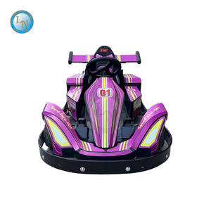 Nouveauté : Kart à pédales électrique commercial à double moteur, double siège, pour parc d'attractions intérieur/extérieur, karting à dérive, vitesse maximale de 30 km/h - Product Image 4