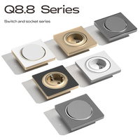 Série Q norme ue 250V 16A prise murale allemande prise de terre pour panneau PC Schuko avec compatibilité réseau nominale 10A