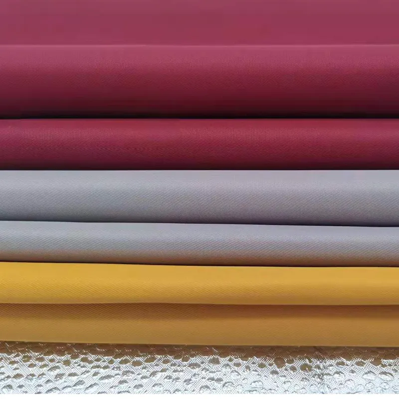 Tissu Composite sergé 290T, vente en gros, plusieurs couleurs, 75D x 150D, tissu oxford pour la fabrication de sacs