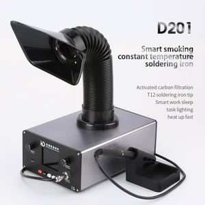 D201 Herramienta multifuncional para soldadura a temperatura constante, ventilador extractor <span class=keywords><strong>de</strong></span> <span class=keywords><strong>estaño</strong></span> para mantenimiento y reparación - Product Image 2