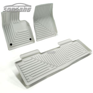 Sonsang tapis imperméables TPE blanc tapis de voiture accessoire pour intérieur Compatible BMW Ranger modèle Y Highlander doublures de coffre tapis de coffre - Product Image 1