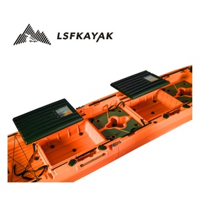 Système de pédales à hélice modulaire détachable 3 en 1, kayak de pêche en mer pour 2 personnes, en plastique, avec réservoir pour poissons vivants, kayak LSF - Product Image 6