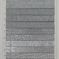 Cuir synthétique PVC imperméable et résistant à l'abrasion, motif pailleté imprimé spécial, 0,6-1,0 mm, pour trousses, sacs et cahiers