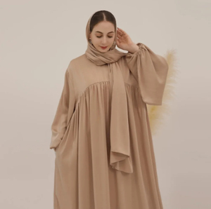 Vêtements personnalisés de l'Aïd de Dubaï Robes maxi vierges musulmanes Abaya de luxe pour femmes Robe pudique - Product Image 6