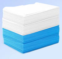 Draps plats jetables imprimés en non-tissé de qualité supérieure pour hôpitaux, hôtels, salons de beauté, examens et tables de massage