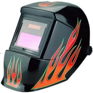 뜨거운 판매 Cig 용접 사용자 정의 조절기 자동 어둡게 마스크 재미있는 산업 안전 유형 팬케이크 파노라마 용접 헬멧