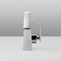 Robinet de lavabo design col de cygne, monocommande, en laiton, pour salle de bain
