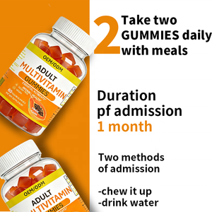 Multivitaminico per Adulti in Gommose Gusto Papaya 60 Vegani Senza Zucchero per Migliorare la Densità Ossea Integratore di Nutrienti Essenziali |   OEM Privato - Product Image 4