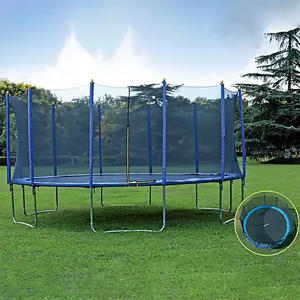 Outdoor Gym Fitness Equipment 6/8/10/12/14/16ft Manufactures Safety Net Trampoline Big Size 18ft Outdoor Trampoline