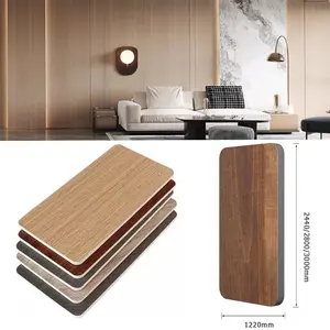 Yike empfohlen wasserdichte Holzmaserung wiederverwertete Wand-PVC-Schaumplatte für Hotel