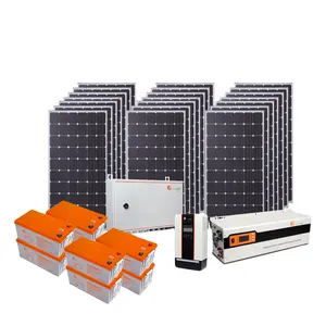 Complet Hors Réseau Système 3000w 4000w 6000w 8000wOn-grid Panneau Solaire Kits de Systèmes