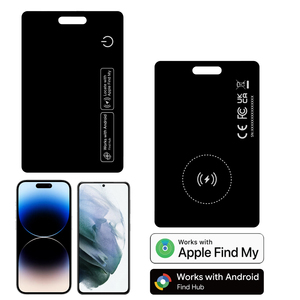 Traceur <span class=keywords><strong>GPS</strong></span> étanche IP68 pour IOS et <span class=keywords><strong>Android</strong></span>, localisateur de portefeuille et bagages, dispositif Air Tag, carte intelligente - Product Image 2