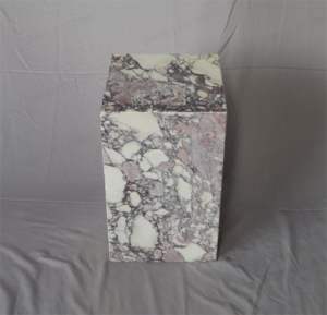 SH STONE Mármol nórdico Calcuta Zócalo Joyería Calacatta Viola Mármol Cubos Piedra Calacatta Viola Mármol Mesa auxiliar <span class=keywords><strong>Plin</strong></span> - Product Image 4