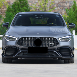 Kit carrosserie pour Mercedes Benz CLA-Class C118 CLA180 CLA200 AMG Line 2020+, grilles de course, pare-chocs avant, accessoires de voiture - Product Image 3
