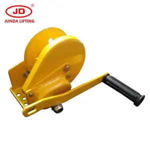 manual hand winch crank strap gear winch 1200lbs for pulling