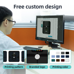 Usb Kỹ Thuật Số Cơ Thể Chất Béo Quy Mô Cá Nhân Thủy Tinh VA Màn Hình LED Hiển Thị Trọng Lượng Đơn Vị Kg BMI Cân Bằng Quy Mô Với Khối Lượng Chỉ Số Đo - Product Image 6