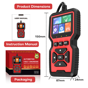 Analyseur de moteur, lecteur de code <span class=keywords><strong>automobile</strong></span> V519 Plus, appareil de diagnostic moteur OBD, écran couleur 2,8 pouces, outil de numérisation OBD2 pour voitures - Product Image 6