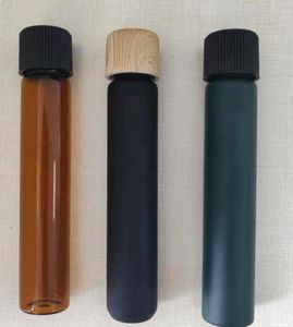 Tube en verre transparent de forme ronde de 30 ml D22*H115mm avec bouchon de sécurité pour enfants - Product Image 1