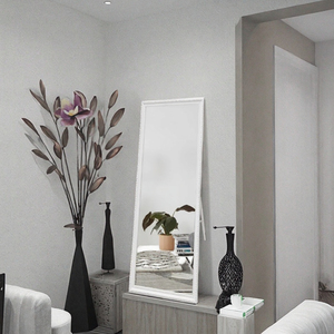 Espejo de pie moderno decorativo con marco de MDF, cuerpo de vidrio, montaje en pared para sala de estar y uso doméstico - Product Image 3