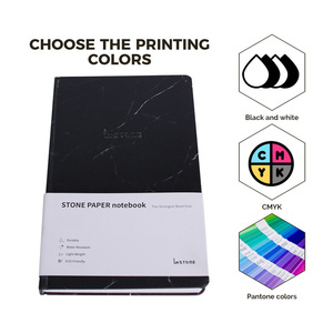 High Quality A5 Custom Print Personalized Logo Journal Hardcover School Classmate Agenda Stone Paper Waterproof <strong>Notebook</strong> - Product Image 4
