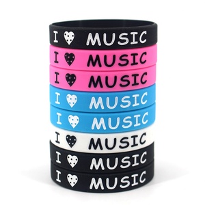 Youmigift - Pulsera de Silicona Personalizable con Logotipo para Fiestas Musicales y Conciertos, Brazalete de Goma Colorido para Uso Promocional - Product Image 1