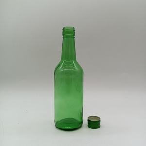 Botella de cerveza de vidrio verde redonda vacía de <span class=keywords><strong>330ml</strong></span>, pantalla de tapa de corona, embalaje elegante, bebidas, champán, muestra gratis disponible - Product Image 4