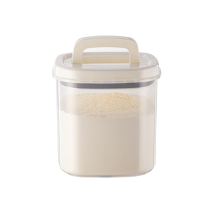 Anya BPA miễn phí bền nhựa hình chữ nhật thực phẩm lưu trữ container kín Gạo ngũ cốc bột ngũ cốc 5kg trong suốt - Product Image 1
