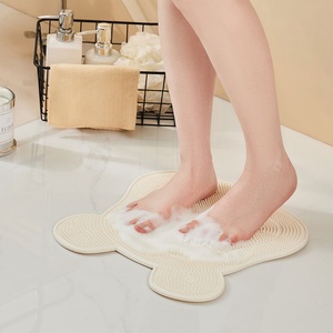 Bathroom Back <b>Scrub</b> Massage Easy to Clean Tool Sponge Removal Belt Exfoliating Bear Silicone <b>Brush</b> Bath Body Shower Scrubber - Product Image 1