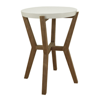 Table basse et table d'appoint en bois rustique au design moderne pour salon, montage facile, style luxueux, taille et couleur personnalisables