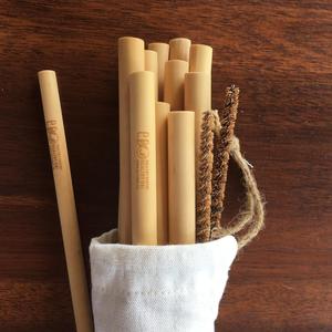 Pailles à boire en bambou naturel réutilisables, sûres pour la santé / Pailles en bambou en gros, logo gratuit, quantité en vrac pour le marché européen et américain - Product Image 5