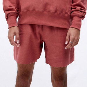 Conjunto Deportivo de Otoño para Hombre, 100% Algodón, Estilo Urbano, Sudadera con Capucha y Pantalones Cortos para Uso Diario - Product Image 5