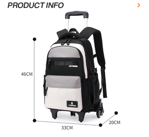 Mochilas Escolares con Ruedas <span class=keywords><strong>de</strong></span> Alta Calidad para Niños, <span class=keywords><strong>Mochila</strong></span> con Ruedas para Estudiantes <span class=keywords><strong>de</strong></span> Primaria y Secundaria - Product Image 2