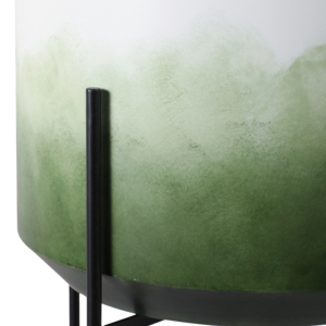 Fioriere in metallo sfumato su supporto, vasi rialzati per piante da interno ed esterno, decorazioni per la casa, soggiorno, giardino, contenitori per piante - Product Image 5