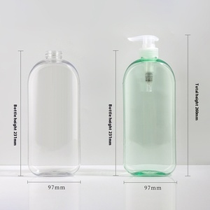 Bán buôn tùy chỉnh <span class=keywords><strong>1200</strong></span> <span class=keywords><strong>ml</strong></span> dầu gội đầu và rửa cơ thể chai nhựa với một xử lý - Product Image 4