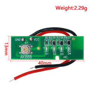 Panneau indicateur de niveau de batterie AK888 pour accessoires d'outils électriques de perçage - Product Image 4