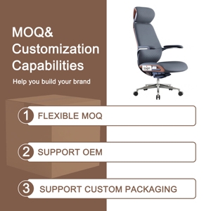 Silla de Oficina Gerencial Ergonómica Giratoria, Silla de Escritorio Cómoda con Soporte, Silla para Sala de Conferencias, Muebles de Oficina - Product Image 5