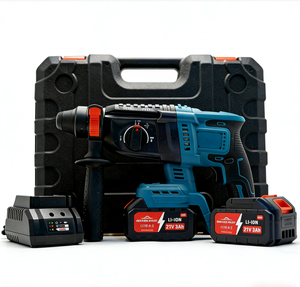 <span class=keywords><strong>Taladro</strong></span> <span class=keywords><strong>Percutor</strong></span> Inalámbrico de 21V de la <span class=keywords><strong>Mejor</strong></span> Calidad con Batería Recargable, Motor sin Escobillas y Alta Potencia, Juego de Herramientas para Uso Doméstico y Profesional - Product Image 2