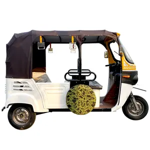 1800W 강력한 배터리 작동 Tuktuk 여객 택시 전기 인력거