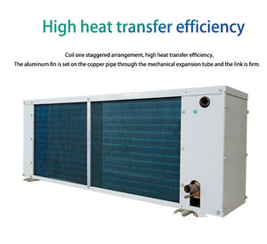 Unidad de refrigeración de almacenamiento de cámara frigorífica Condensador 5P Radiador de evaporador con aletas de agua fría refrigerado por aire - Product Image 3