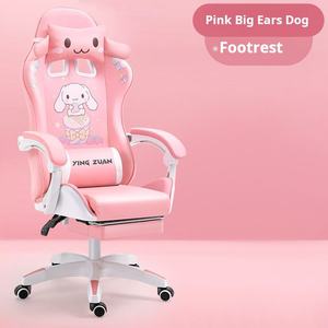 Lovely Cute <strong>Bedroom</strong> Office E-sport Cartoon Gaming <strong>Chair</strong> with Pillow Gaming <strong>Chair</strong> <strong>pink</strong> - Product Image 2