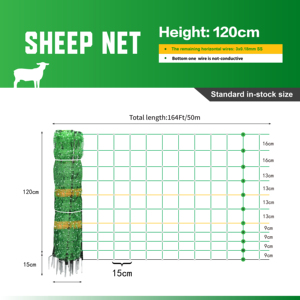<span class=keywords><strong>Filet</strong></span> de clôture <span class=keywords><strong>électrique</strong></span> pour <span class=keywords><strong>volaille</strong></span>, chèvre, mouton - Product Image 6