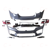 Peralatan konversi mobil, F10 F18 2011-2017y Kit bodi mobil, Upgrade wajah ke G30 Lci M5 untuk Bmw G30 G38 LCI M5 gaya Bodykit Bumper mobil