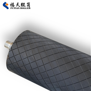 Nhà sản xuất con lăn cao su công nghiệp tùy chỉnh con lăn cao su có rãnh - Product Image 3