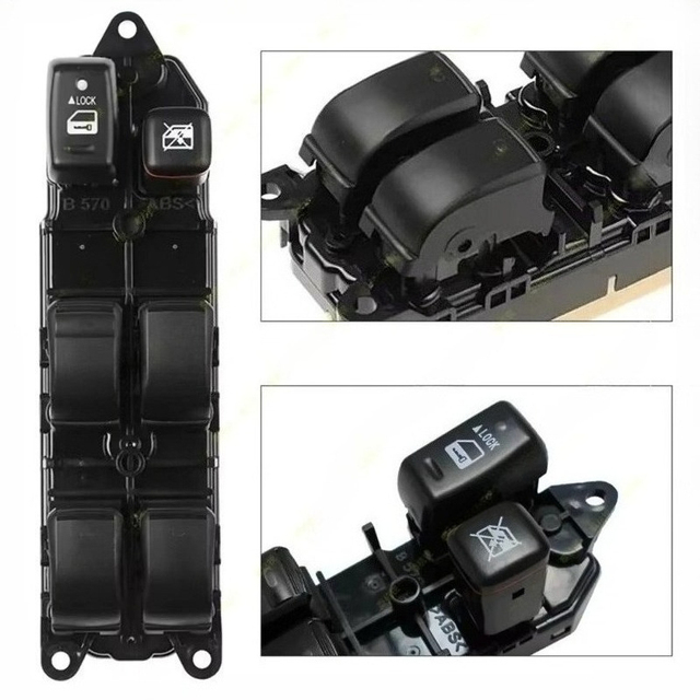 84040-48140 Left Car Electric Master Power Window Switch Button for LEXUS RX300/330/350 RX400H LHD 8404048140  Accessories