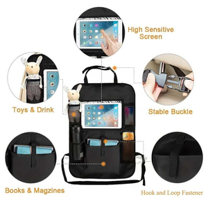 Car Backseat Organizer Waterproof and Durable Car <b>Seat</b> Organizer Kick Mats Muti-Pocket Back <b>Seat</b> <b>Storage</b> Bag - Product Image 4