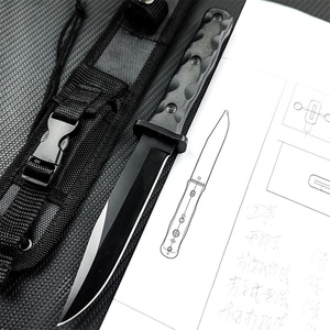 Cuchillos, Autodefensa, <span class=keywords><strong>Armas</strong></span> <span class=keywords><strong>de</strong></span> Fuego Frías, Cuchillos <span class=keywords><strong>de</strong></span> Supervivencia para Exteriores, Afilados y Resistentes, Tácticas <span class=keywords><strong>de</strong></span> Supervivencia en la Naturaleza, Cuchillos Rectos Portátiles - Product Image 3
