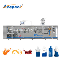 Machine de remplissage et de scellage de sachets de forme spéciale Acepack DS-180DSB pour liquides, sauces, pâtes - Emballeuse automatique de sachets