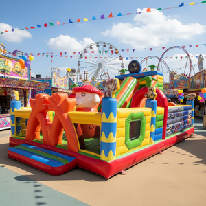 Château gonflable BEILEQI, structure de jeu pour enfants en PVC, grande taille, pour extérieur, jardin, loisirs et fêtes - Product Image 3
