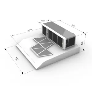 V7-3D судна, новый архитектурный дизайн, 3d Сборная модель дома для моделирования