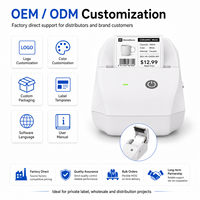 Printer Termal Mini Portabel 2-inci dengan Kecepatan 260mm/s dan 203dpi, Tersedia untuk Label Parfum